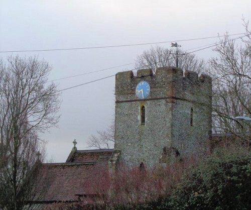 View of Eythorne church